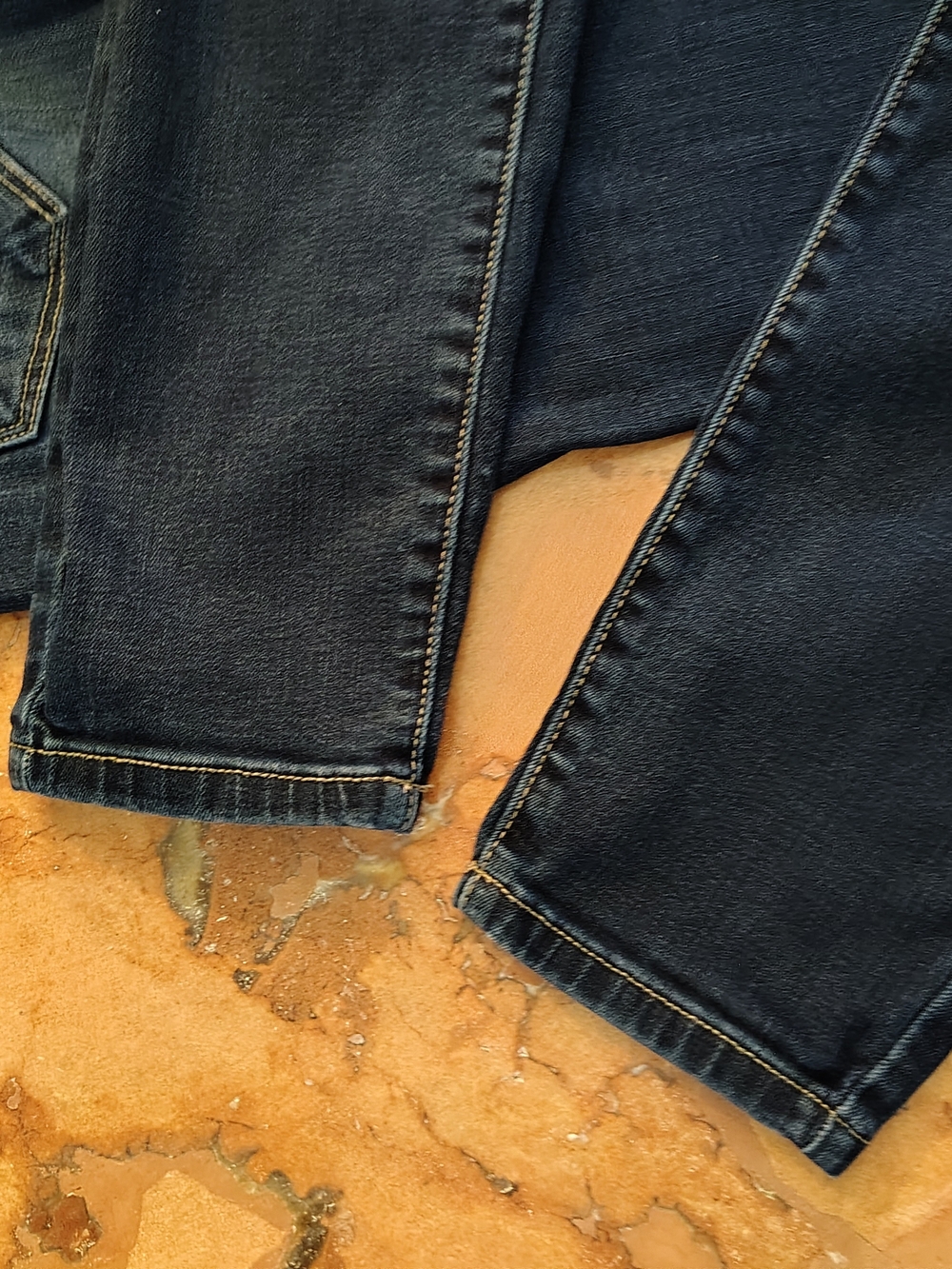 KanCan High Rise Skinny Jeans in Dark Indigo with Copper Buttons Size 29 - Picture 4 of 5